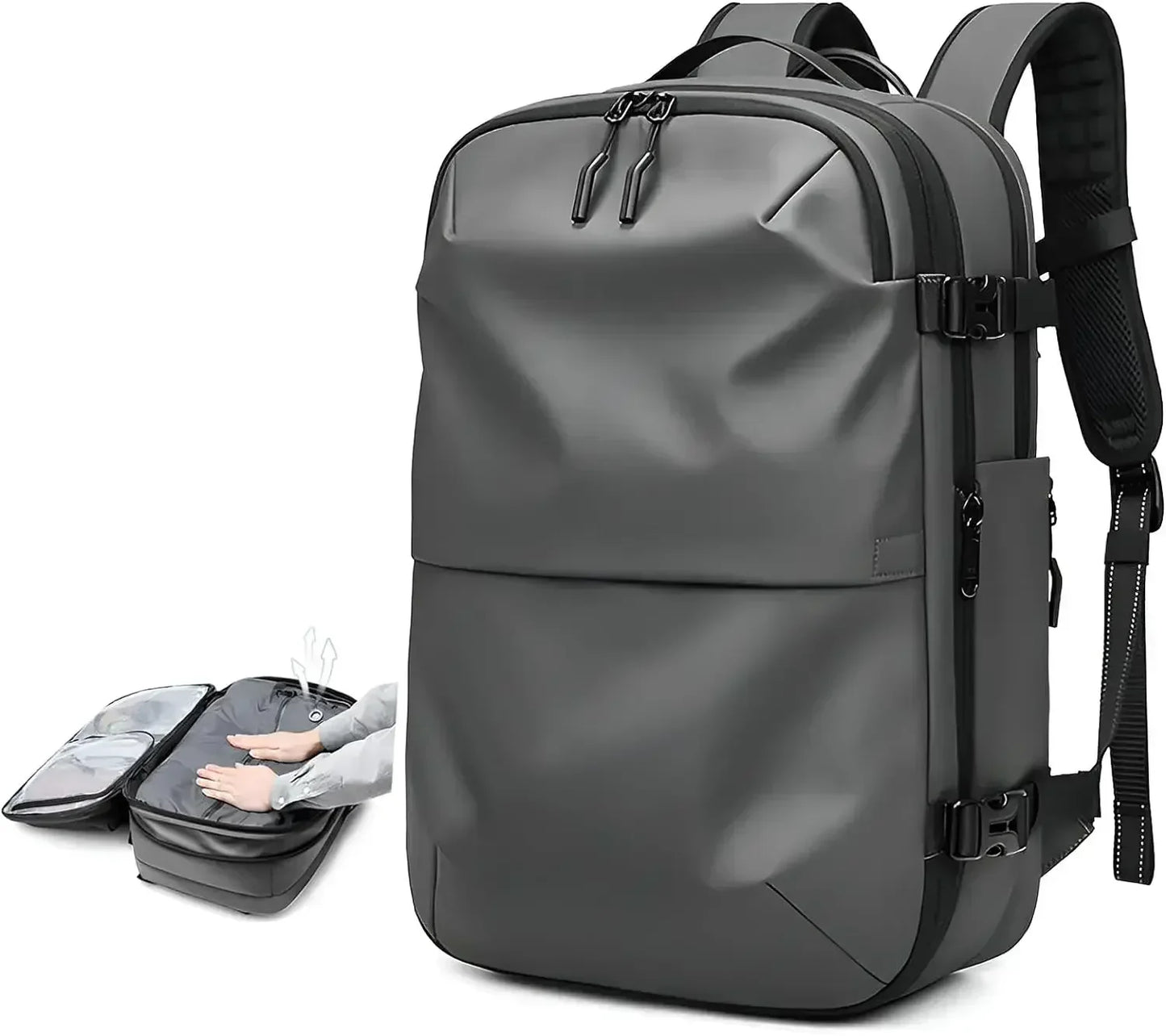 Cartmela 60L Vacuum Compression Backpack with Pump
