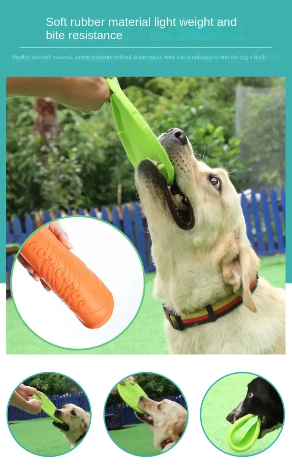 Multicolor Dog Frisbee Toy – Silicone Flying Disc for Fun & Training