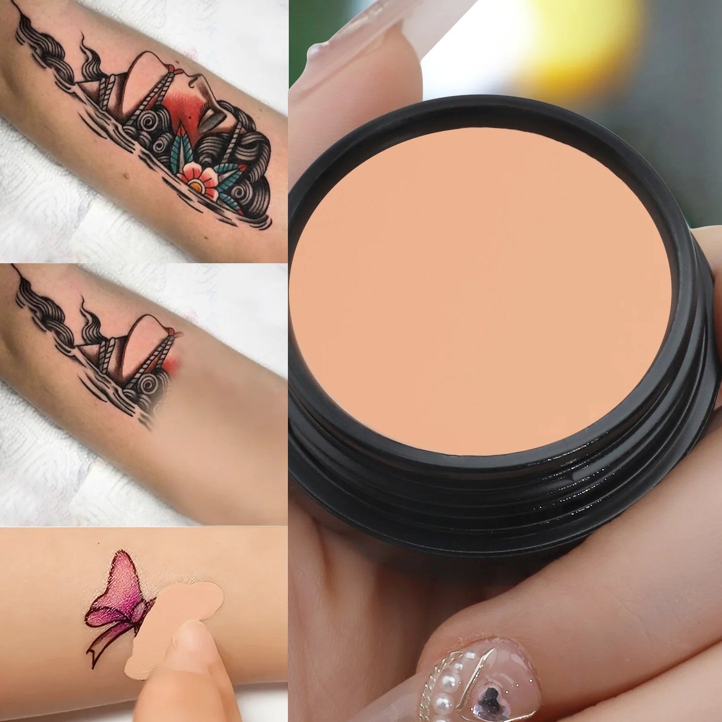Waterproof Full Coverage Concealer for Scars, Tattoos & Blemishes