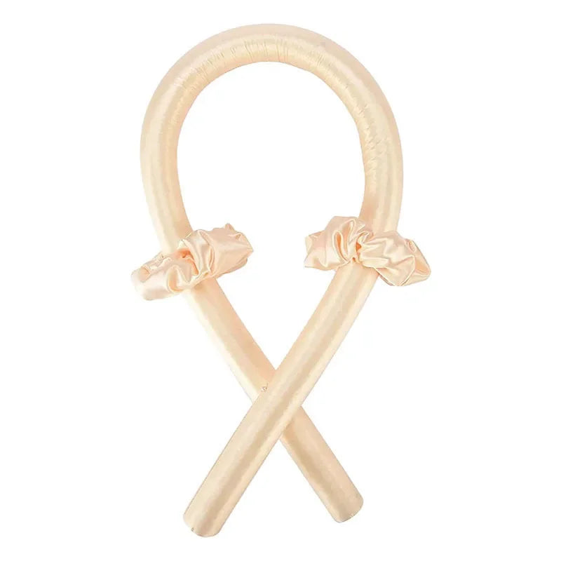 Silk Heatless Curling Rod – No-Heat Ribbon Hair Roller Headband