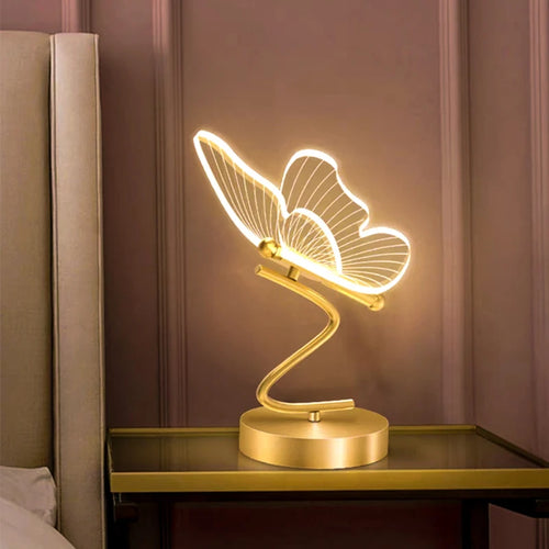 Cartmela Nordic LED Desk Lamp – Butterfly