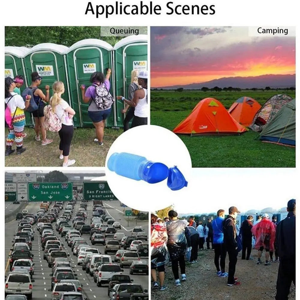 Portable Urinal Bucket – Travel Emergency Car Urinal for Outdoor Use