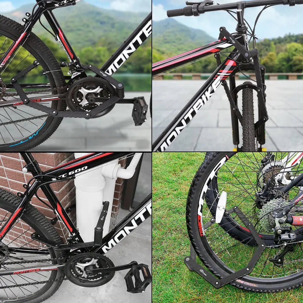 Foldable Bicycle Lock – High Security Anti-Theft Bike Accessory
