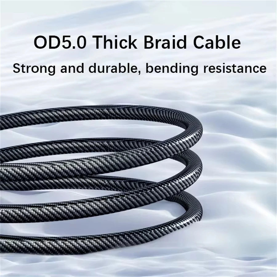 NNBILI 120W Type-C Cable – Fast Charging with LED Display