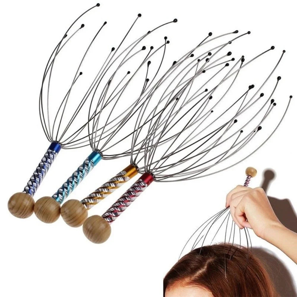 Octopus Scalp Massager – Relaxing Head Scratcher for Stress Relief