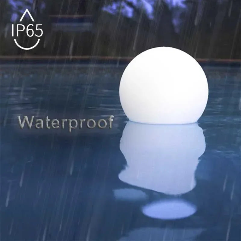 LED Solar Ball Light – Outdoor Garden, USB Charging, Remote Control