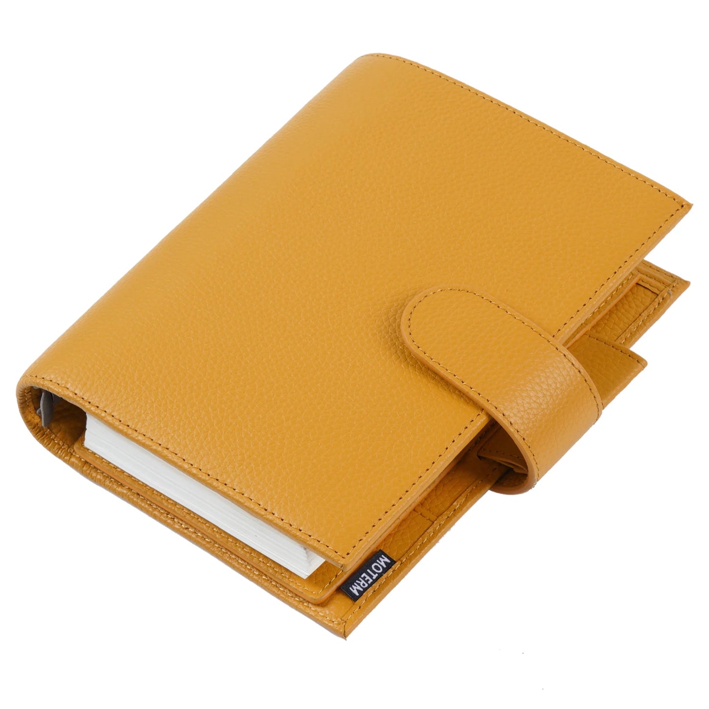 Personal Size Planner – 30mm Rings, Genuine Pebbled Grain Leather