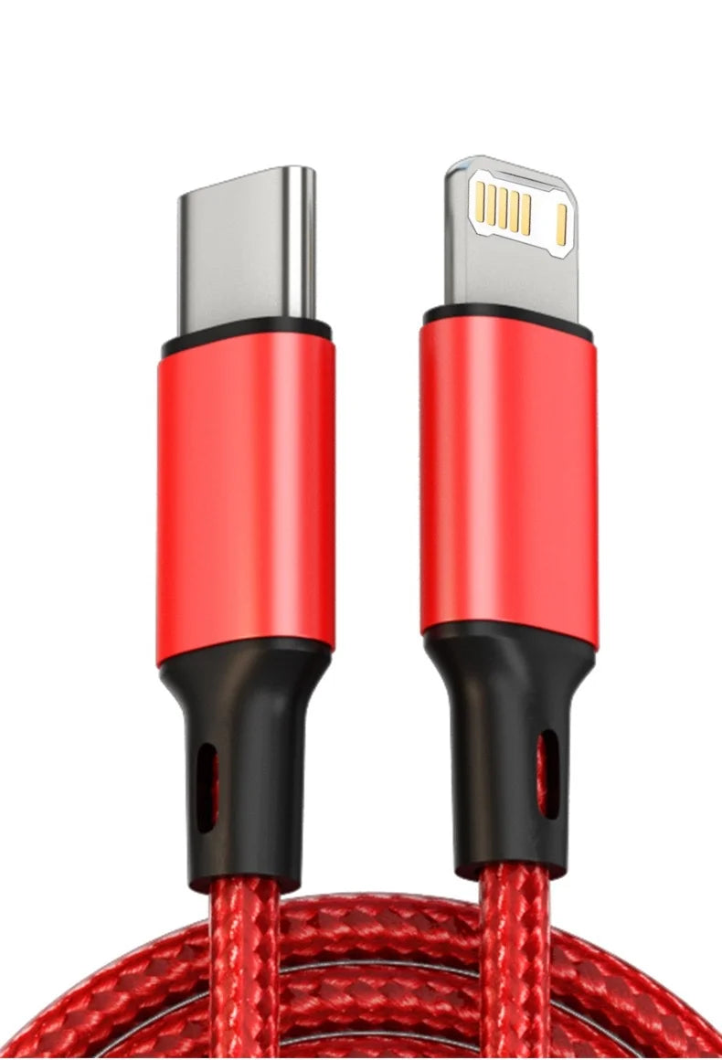 PD 30W USB-C Fast Charging Cable for iPhone – Durable & Quick