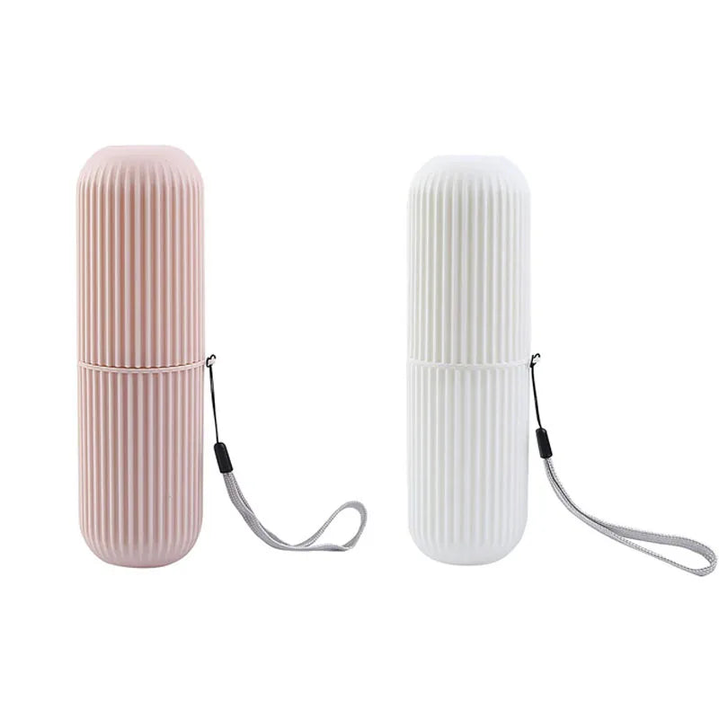 Travel Toothbrush & Toothpaste Holder – Portable Storage Case