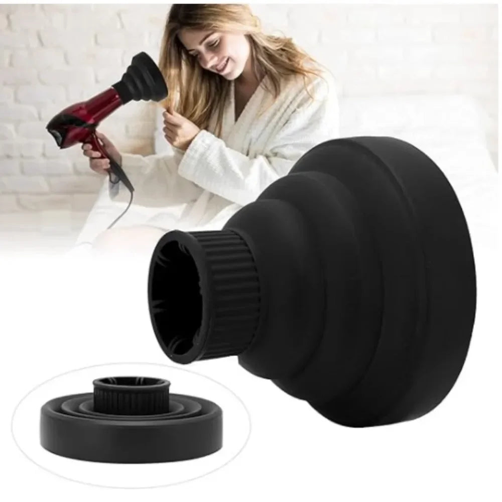 Silicone Hair Diffuser – Universal Curl Dryer Attachment for Styling