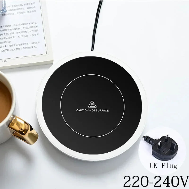 Electric Coffee Mug Warmer – 80°C Heating Plate for Desk Use