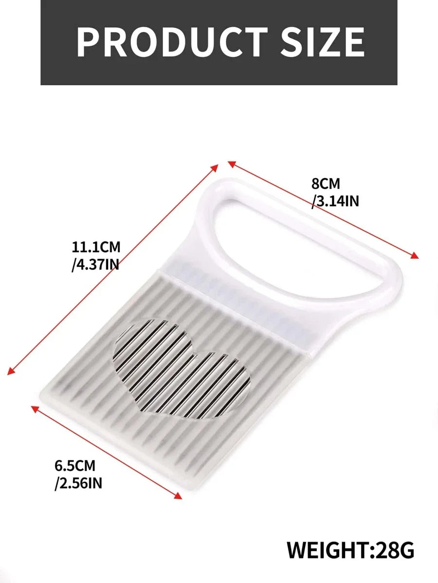 Stainless Steel Onion Slicer Holder – Safe & Easy Cutting Tool