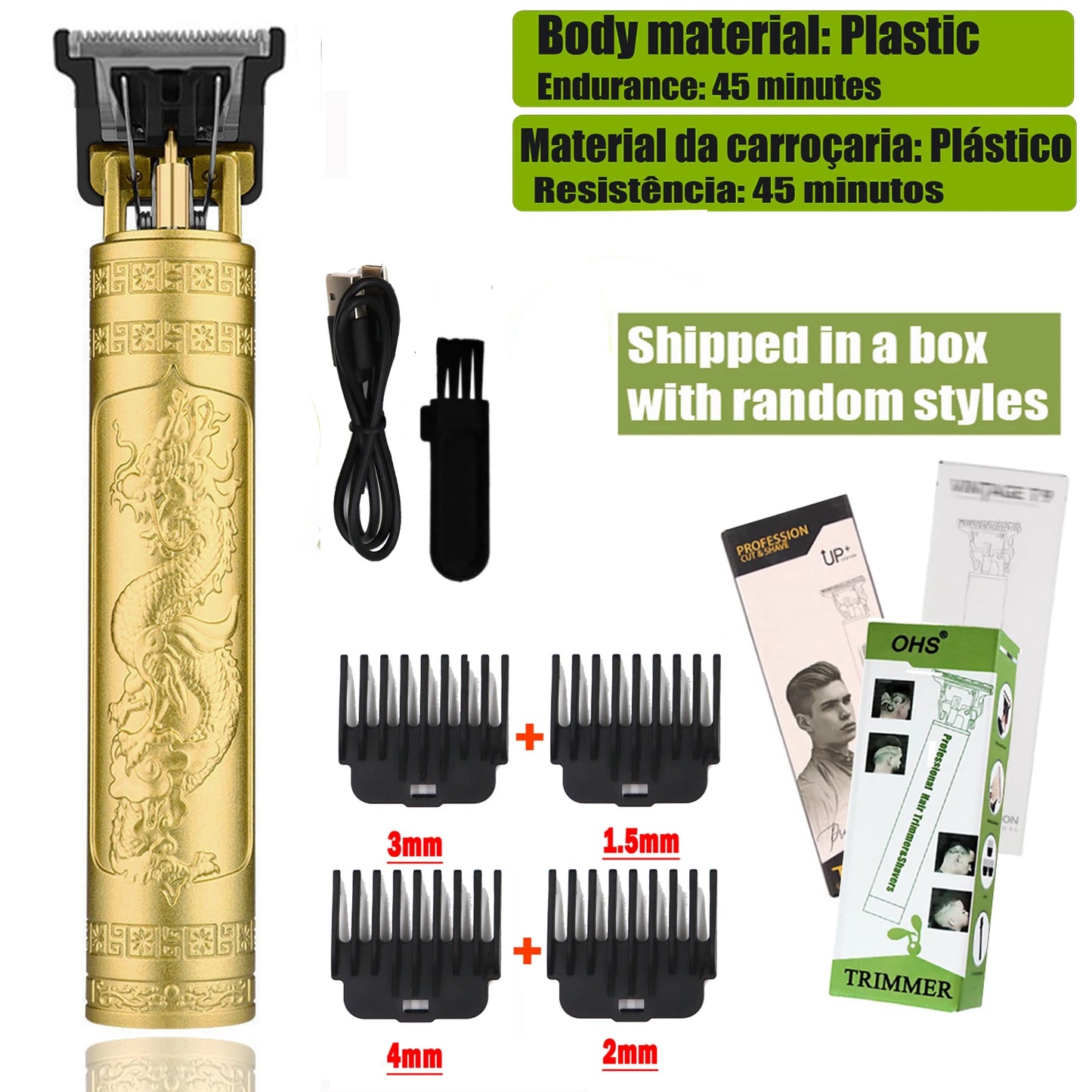 T9 Hair Clipper Zero Gap Trimmer