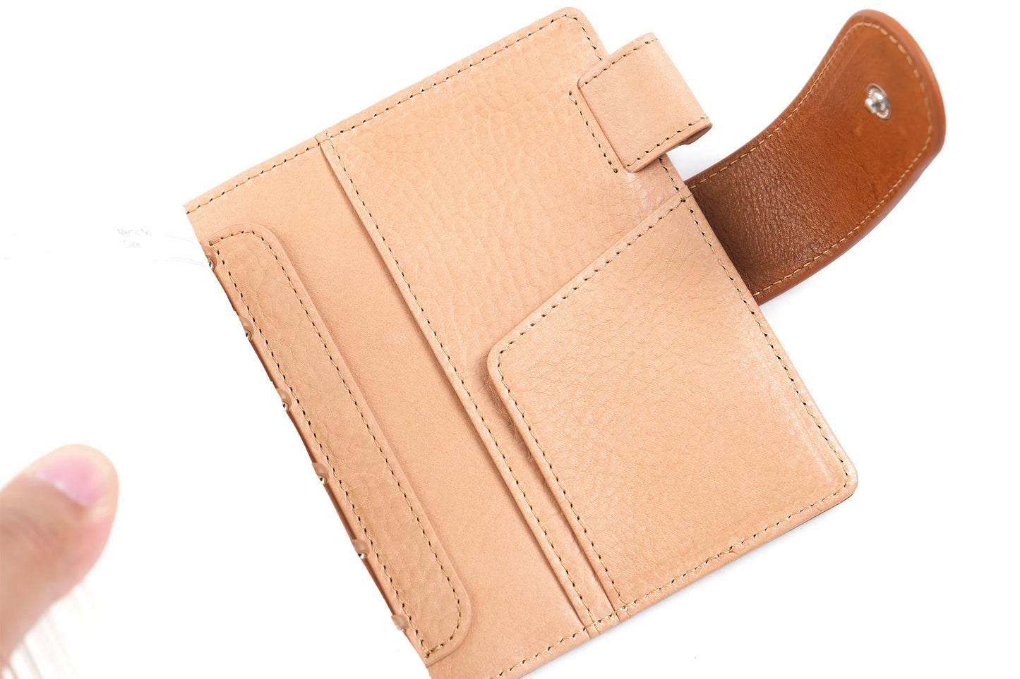 Pocket/A7 Ring Planner – 25mm Vegetable Tanned Leather Organizer