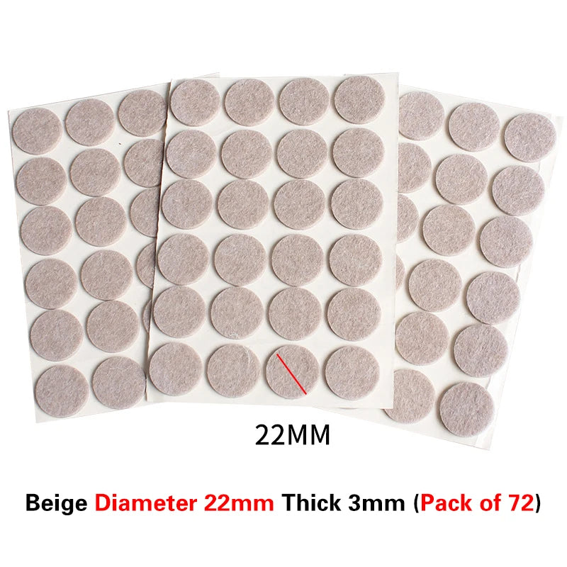Felt Chair Leg Pads – Anti-Slip, Floor Protectors, Noise Reduction