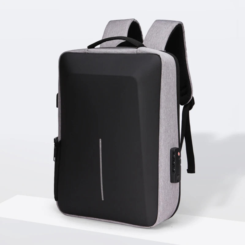 Cartmela Hard Shell Anti-Theft Laptop Backpack for Men