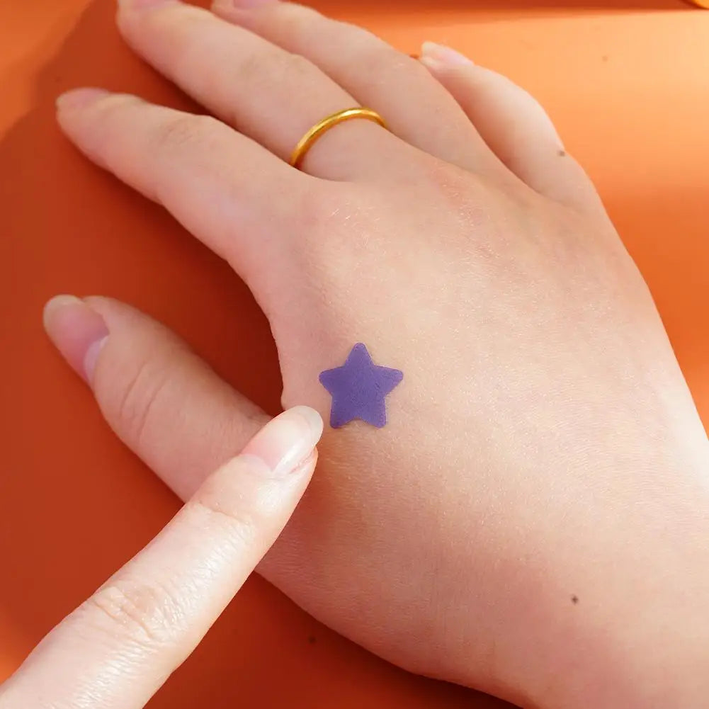 40pcs Star-Shaped Pimple Patches – Cute, Colorful & Invisible Care