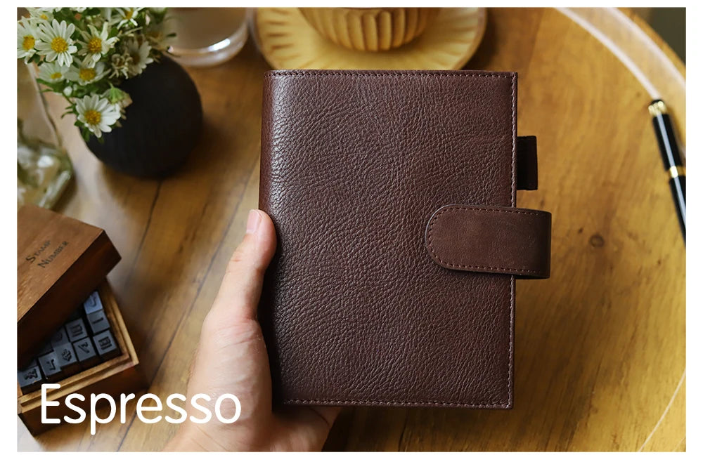 A6 Plus Leather Notebook Cover – Full Grain Vegetable Tanned