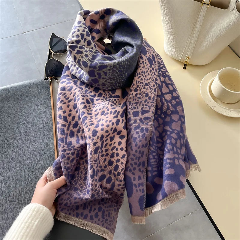 Luxury Pashmina Shawl – Thick Soft Winter Cashmere Wrap Scarf