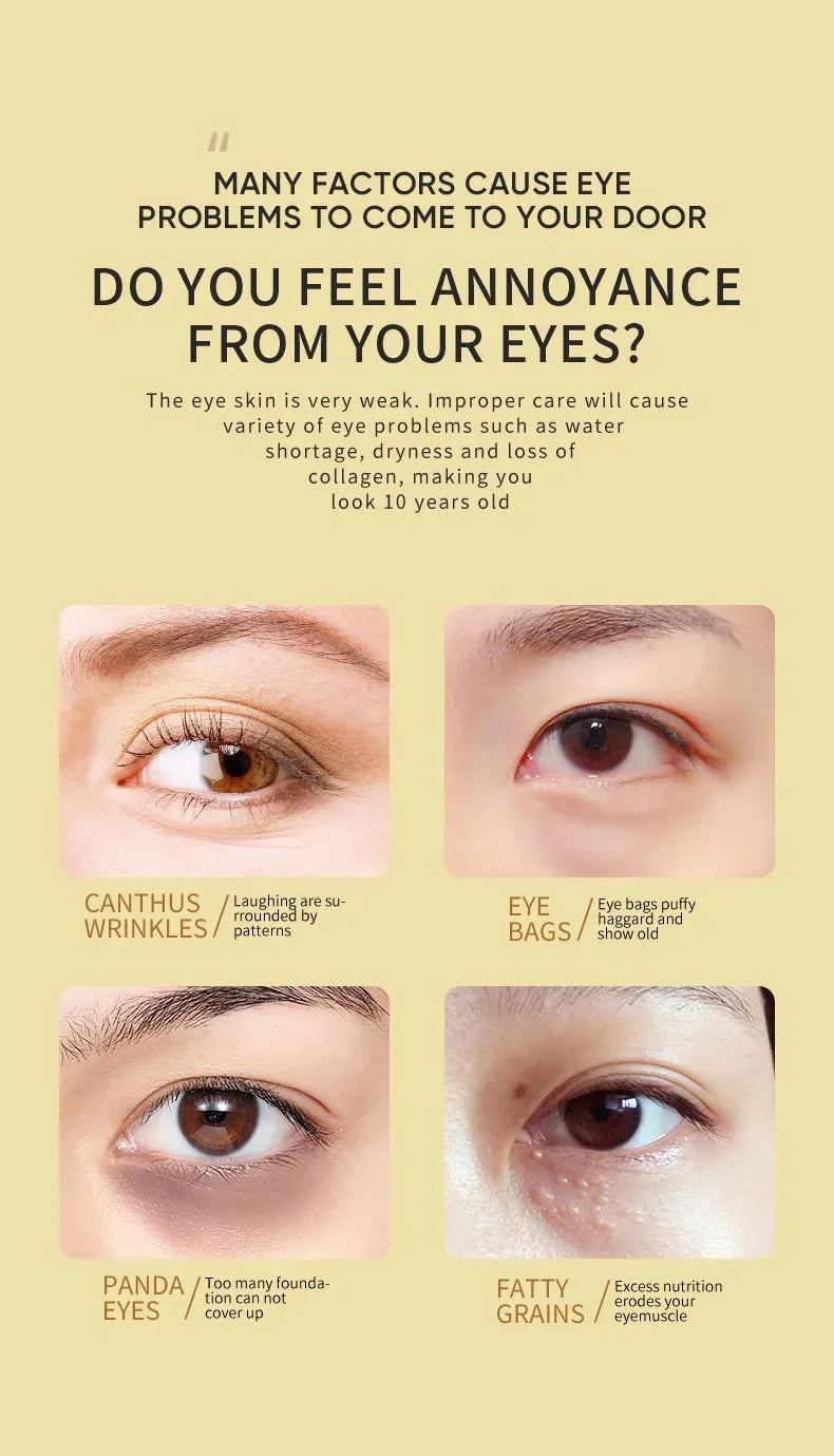 Avocado & Gold Eye Mask Patches – Anti-Wrinkle & Dark Circles