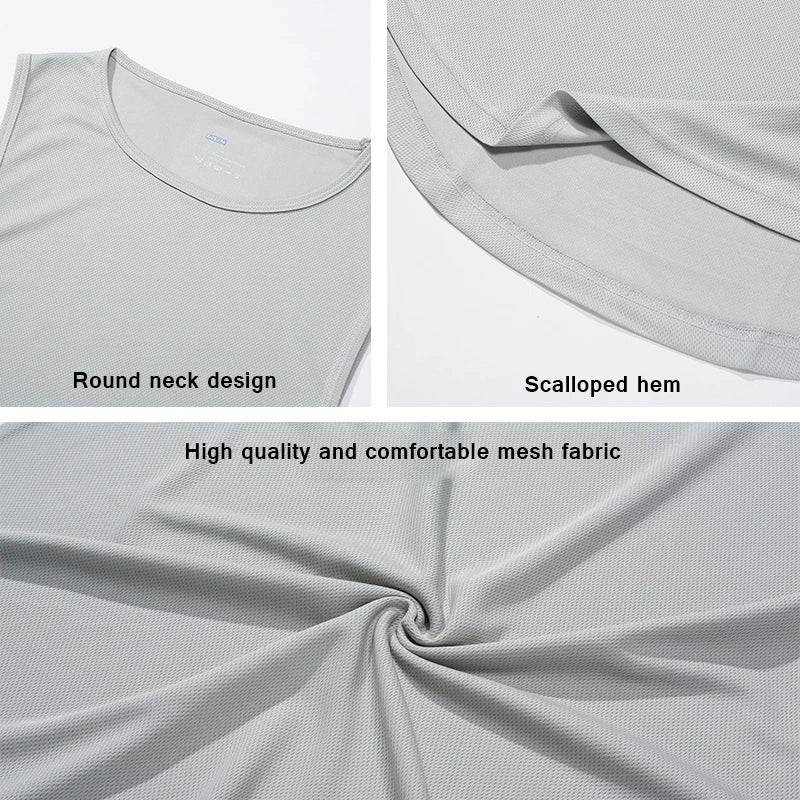 Men's Gym Tank Top – Quick-Dry Sleeveless Workout Shirt