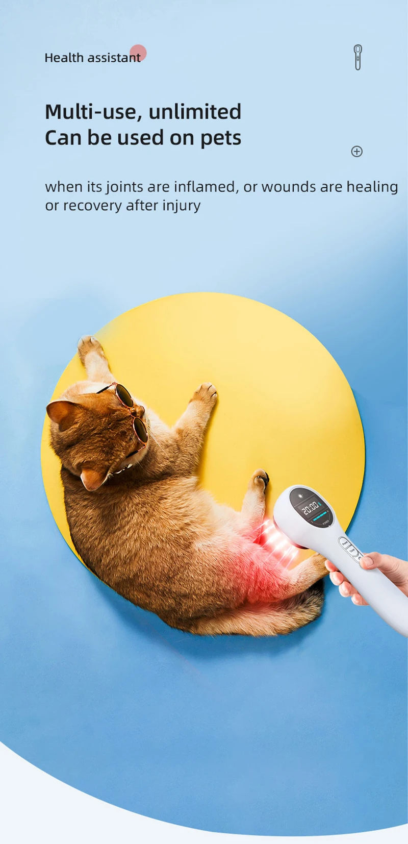 Red Light Therapy Device – Cold Laser Pain Relief & Health Care