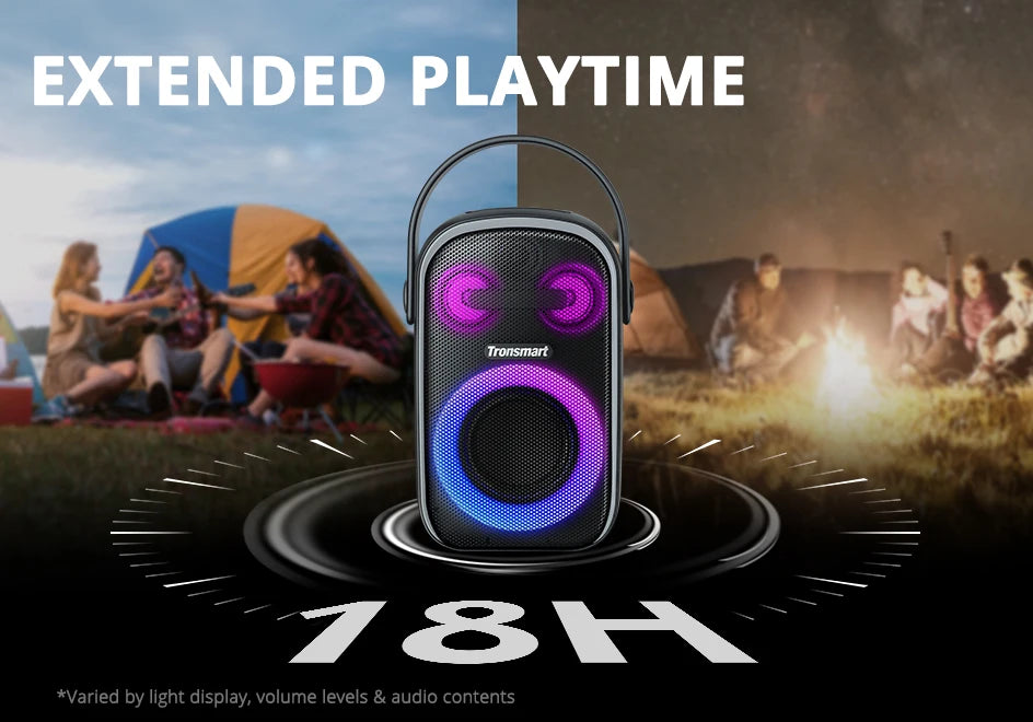 Tronsmart Halo Series Bluetooth Speaker – 3-Way Party Sound System