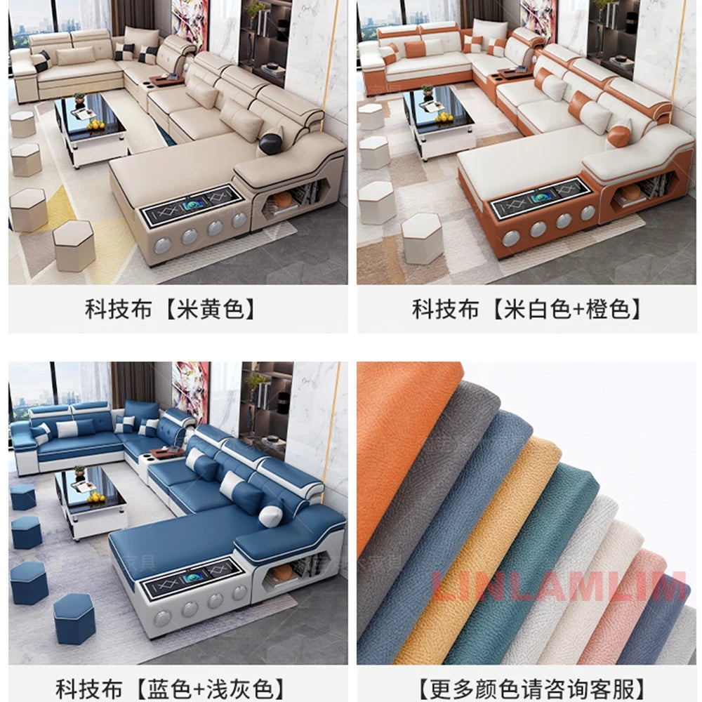Cartmela Modern Sectional Sofa with Chaise Lounge