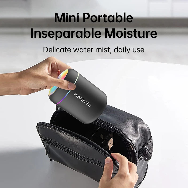 180ML Mini USB Air Humidifier – Essential Oil Aroma Diffuser