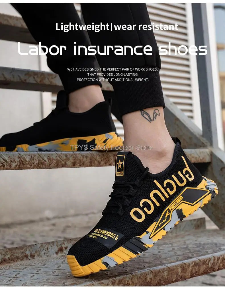 Safety Shoes for Men – Breathable, Anti-Puncture