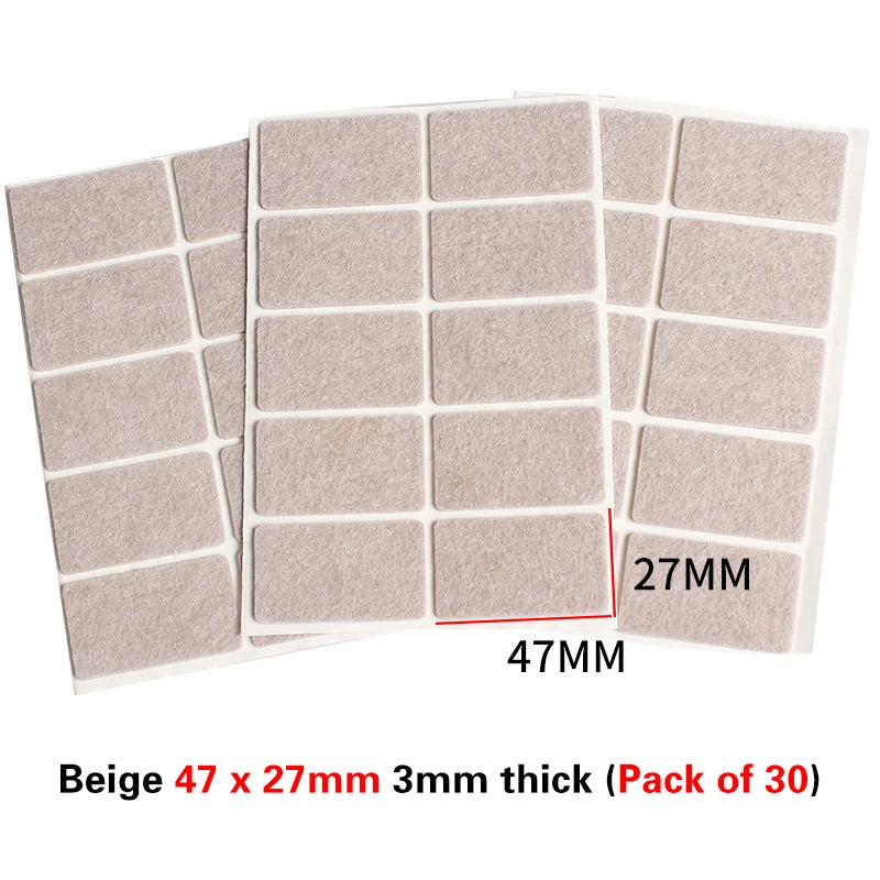 Felt Chair Leg Pads – Anti-Slip, Floor Protectors, Noise Reduction