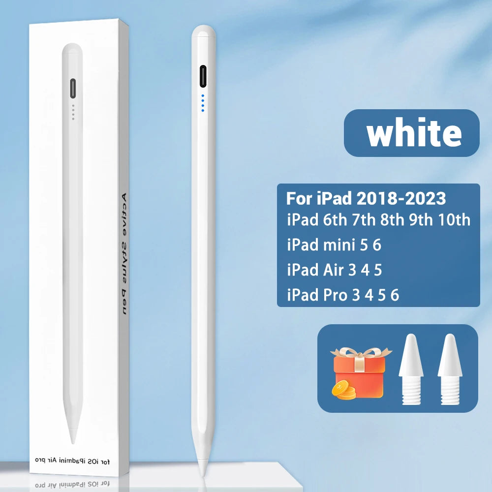 Stylus Pen for iPad – Palm Rejection & Power Display Compatible