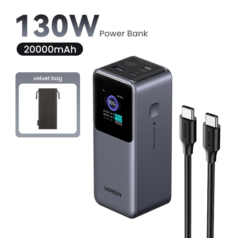 Cartmela 200W 25000mAh Power Bank – PD Fast Charging for Laptops