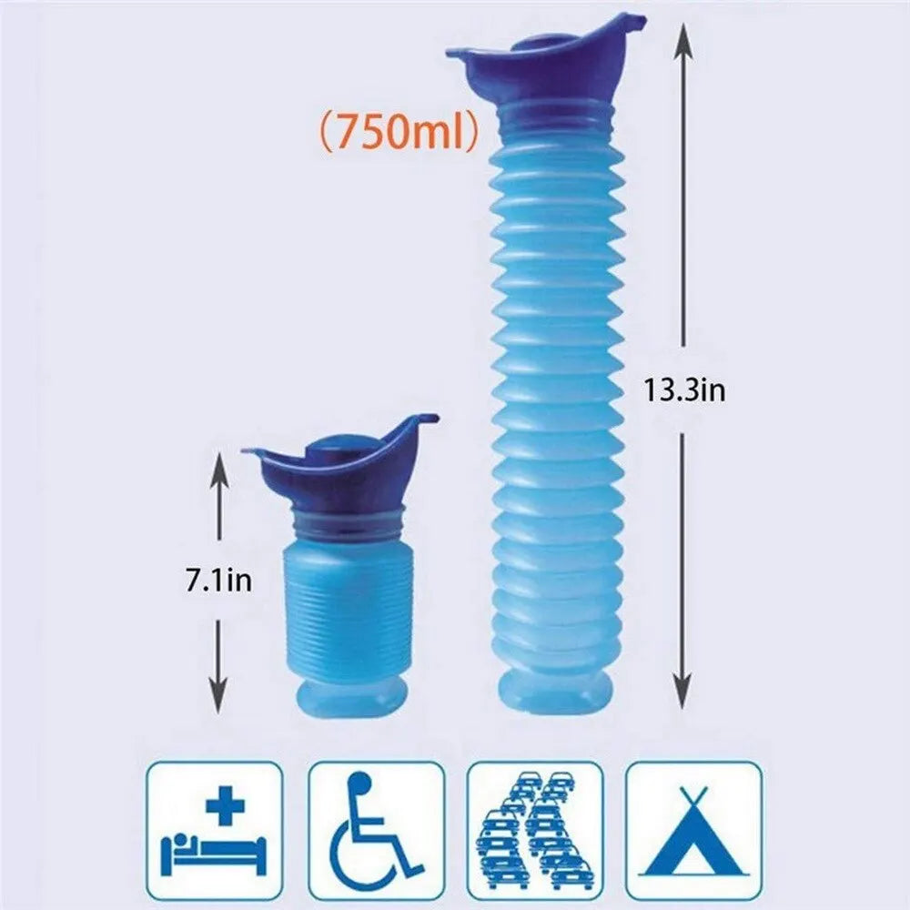 Portable Urinal Bucket – Travel Emergency Car Urinal for Outdoor Use