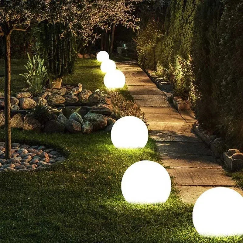 LED Solar Ball Light – Outdoor Garden, USB Charging, Remote Control