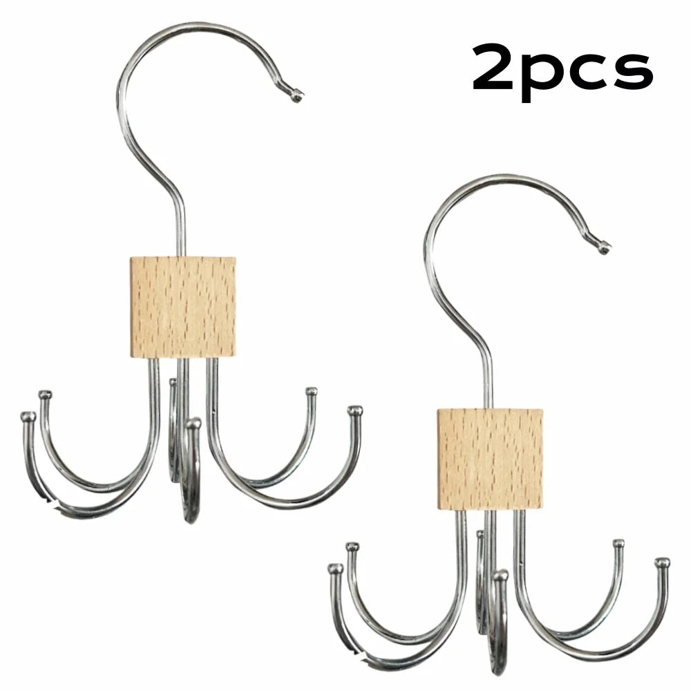 360° Rotating Storage Hanger Hook for Bras, Scarves, Ties & Accessories