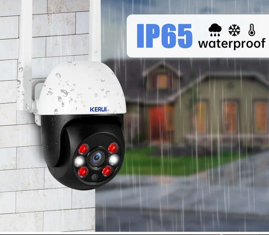 Cartmela 5MP/8MP/4K PTZ WiFi IP Camera