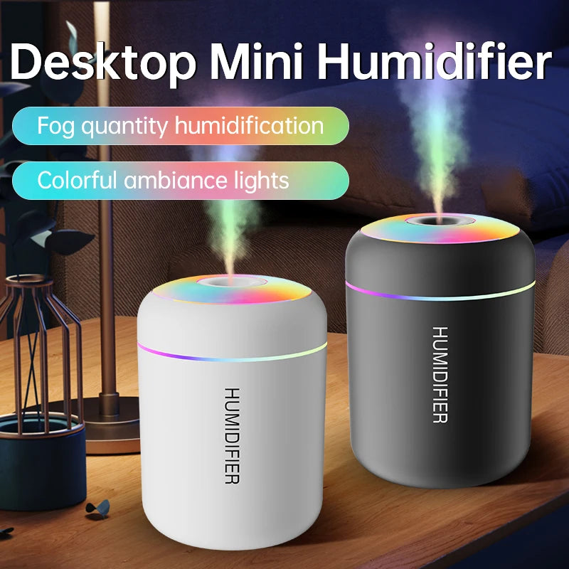 180ML Mini USB Air Humidifier – Essential Oil Aroma Diffuser
