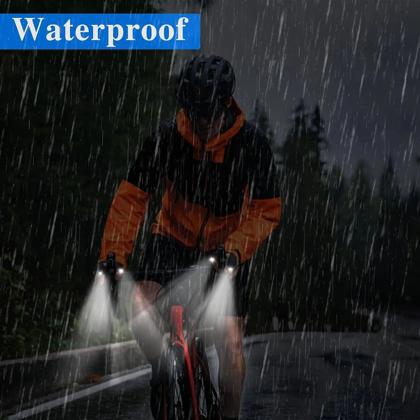 LED Half Finger Gloves – Waterproof Fingerless Gloves for Outdoor Activities