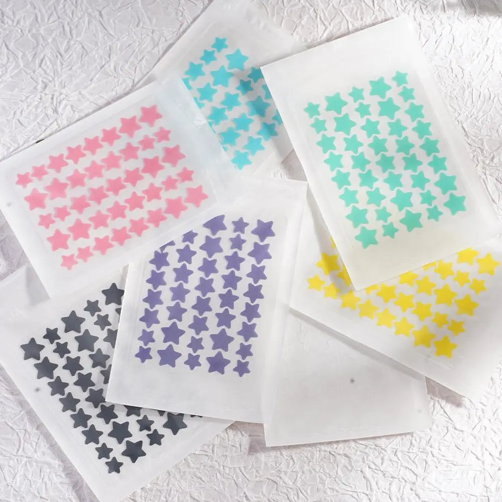 40pcs Star-Shaped Pimple Patches – Cute, Colorful & Invisible Care