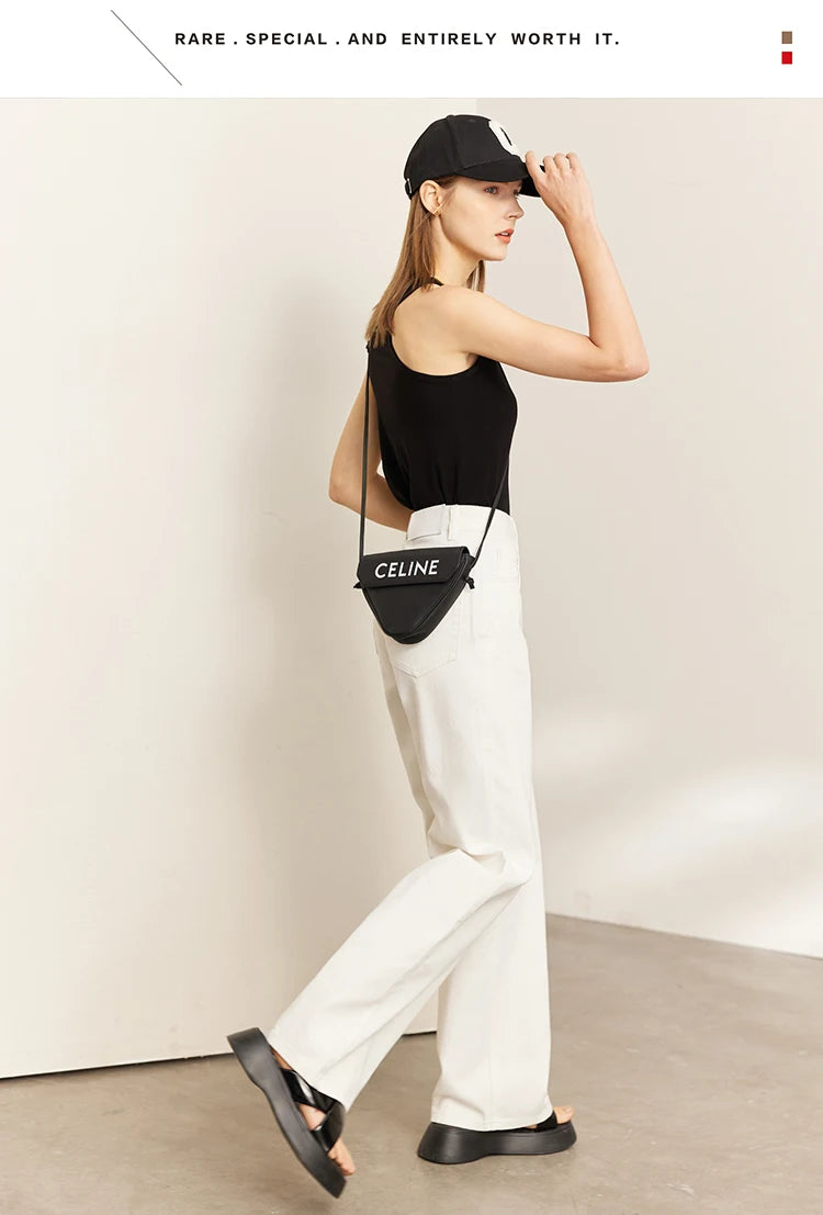 Women’s Vintage Loose Wide Leg Denim Jeans – Casual Spring Pants