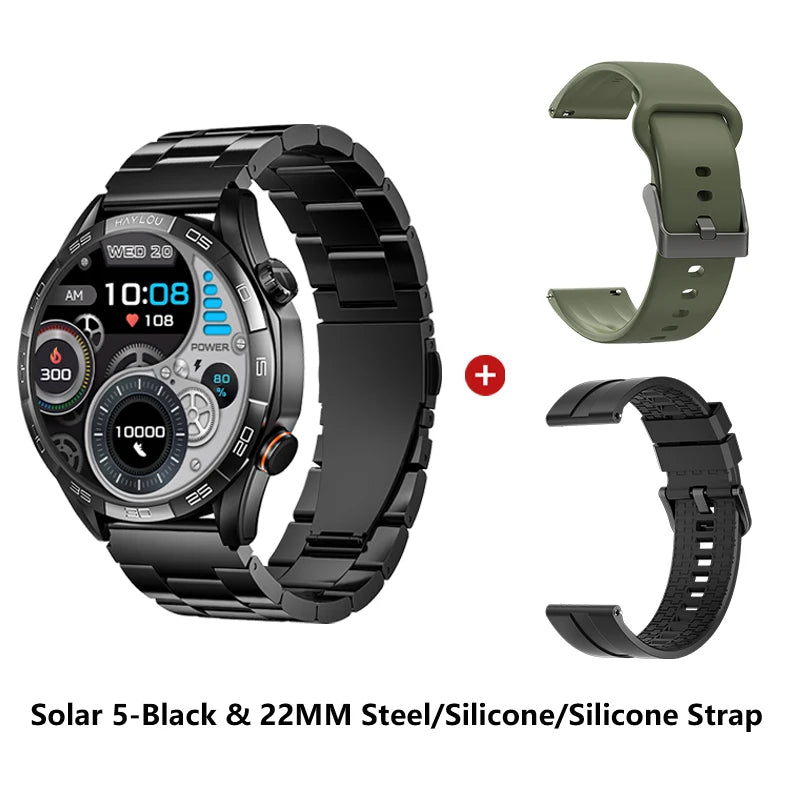 Solar 5 Voice Calling Smartwatch – AMOLED Display