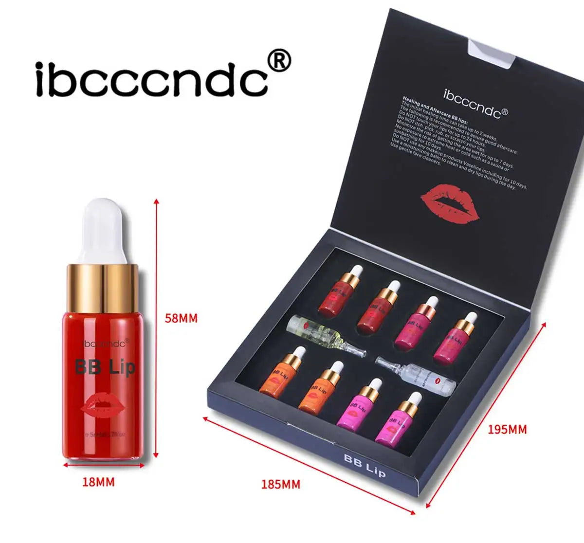 BB Lips Ampoule Serum Set – Tinted, Moisturizing Lip Care