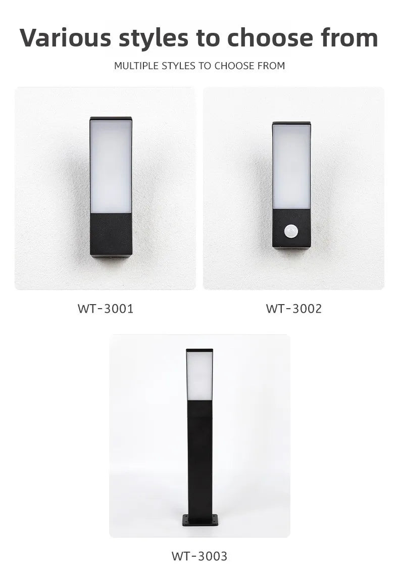Waterproof Outdoor Wall Lamp – Modern IP65 LED