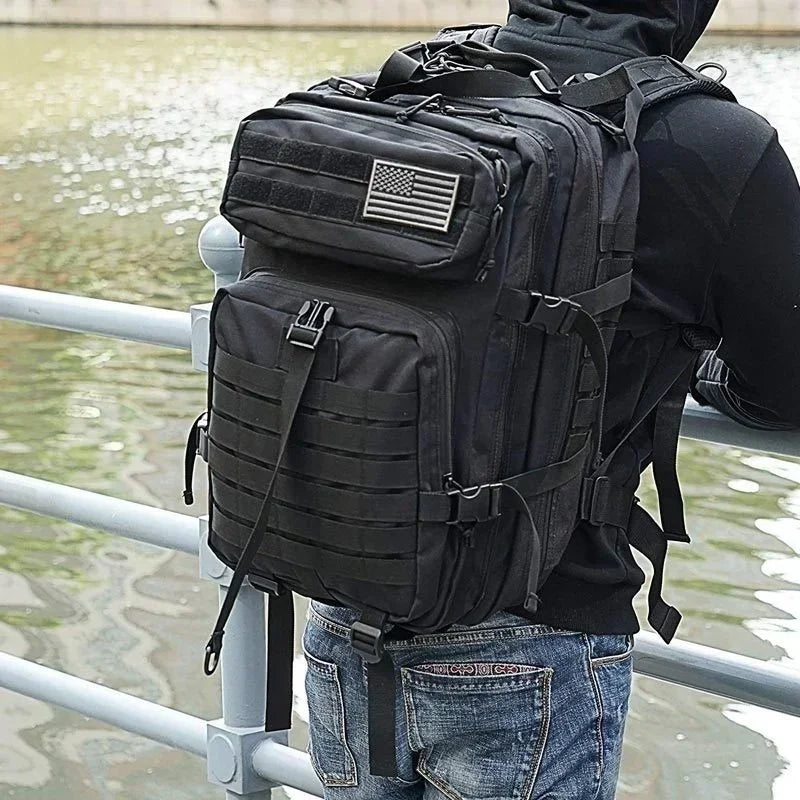 50L Tactical Backpack for Men – Outdoor Travel, Hiking & Hunting Bag