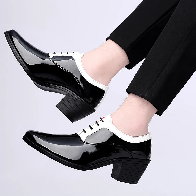 New Groom White & Black Oxfords