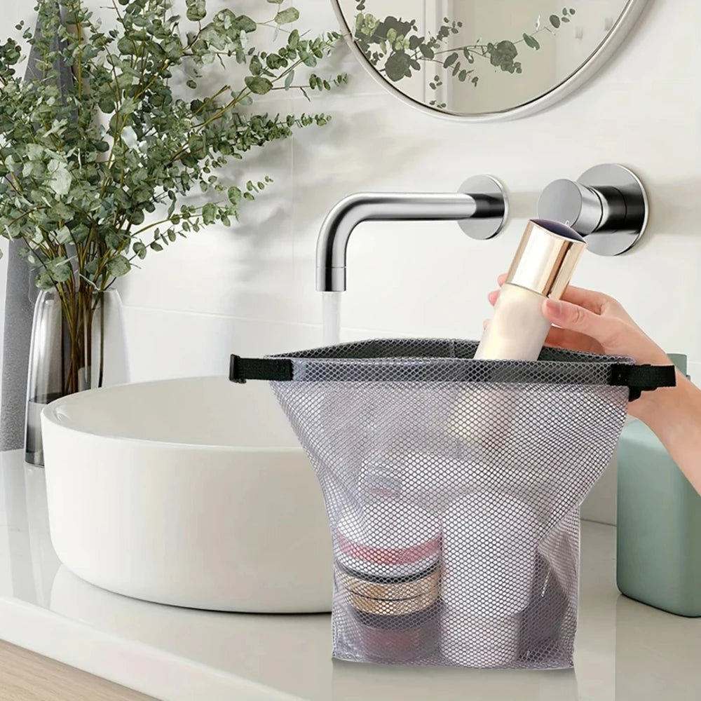 Waterproof Drawstring Storage Bag – Large Toiletry & Gym Organizer