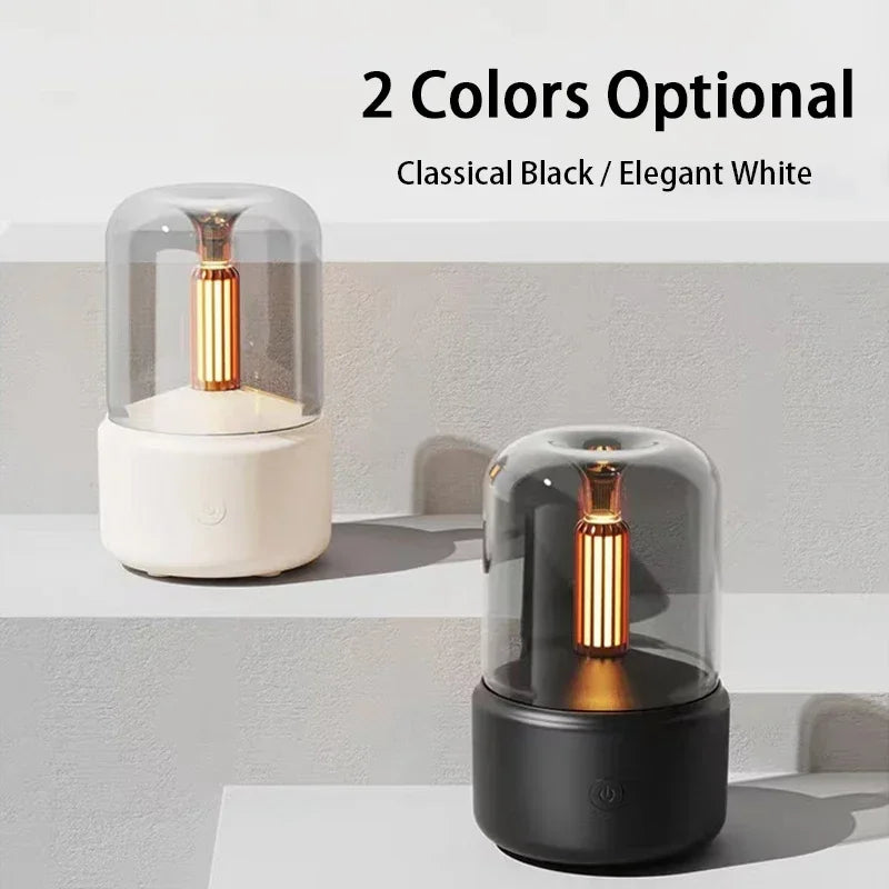 Mini USB Aroma Diffuser – LED Night Light & Desktop Humidifier
