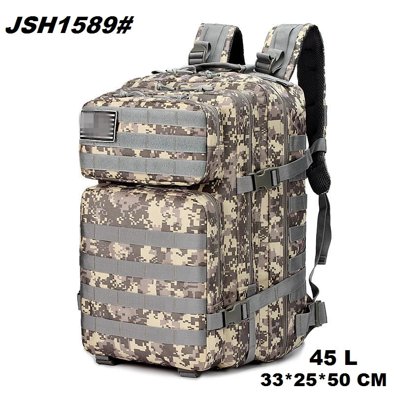 Tactical Backpack – Small Gym, Travel & Hiking Bag with Molle System