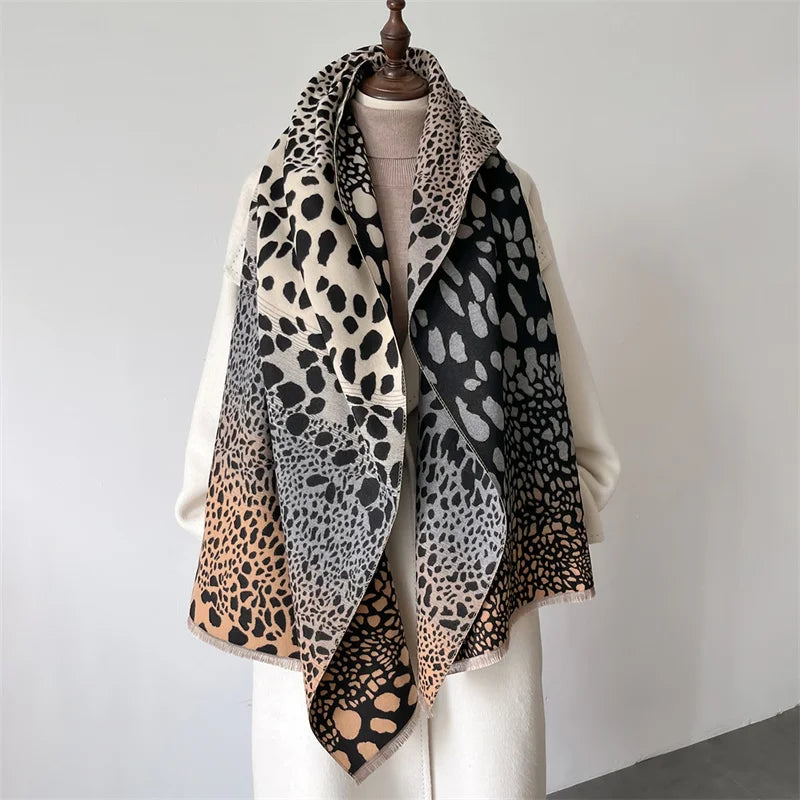 Luxury Pashmina Shawl – Thick Soft Winter Cashmere Wrap Scarf